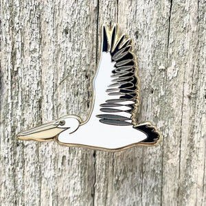 Pelican in Flight - Enamel Pin