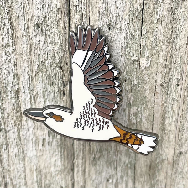 Kookaburra in Flight - Enamel Pin