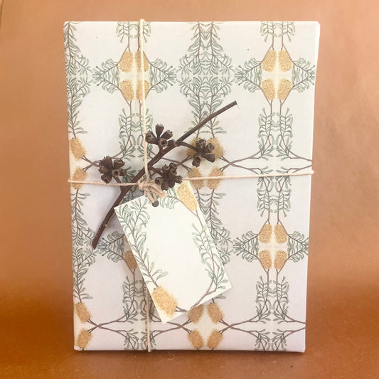 QUICK ORDER Botanical Wrapping Paper - 12 sheets (3 x 4 designs)