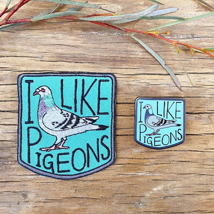 I Like Pigeons - Enamel Pin
