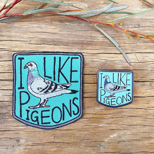 I Like Pigeons - Enamel Pin