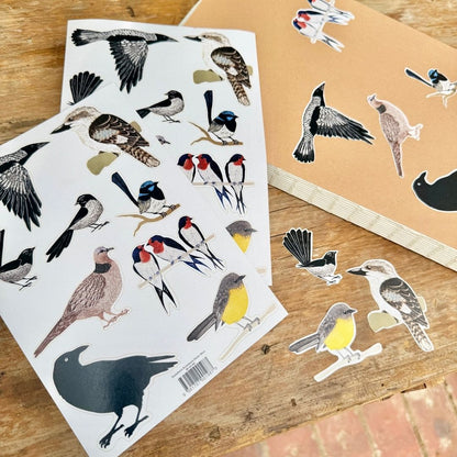 Kookaburra Kookaburra Sticker Sheet A5