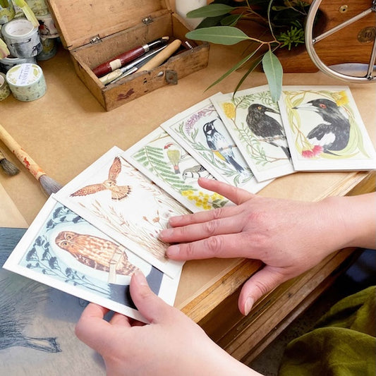 QUICK ORDER - 18 x I am a Magpie Greeting Cards (3 x 6 designs)