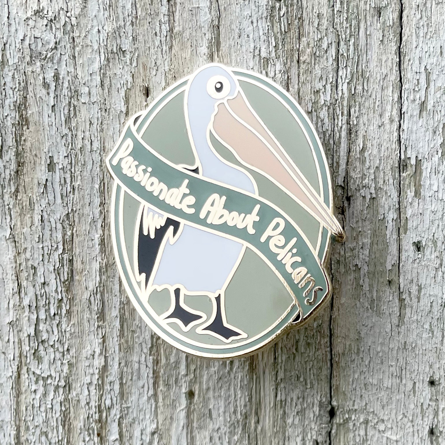 Passionate About Pelicans - Enamel Pin