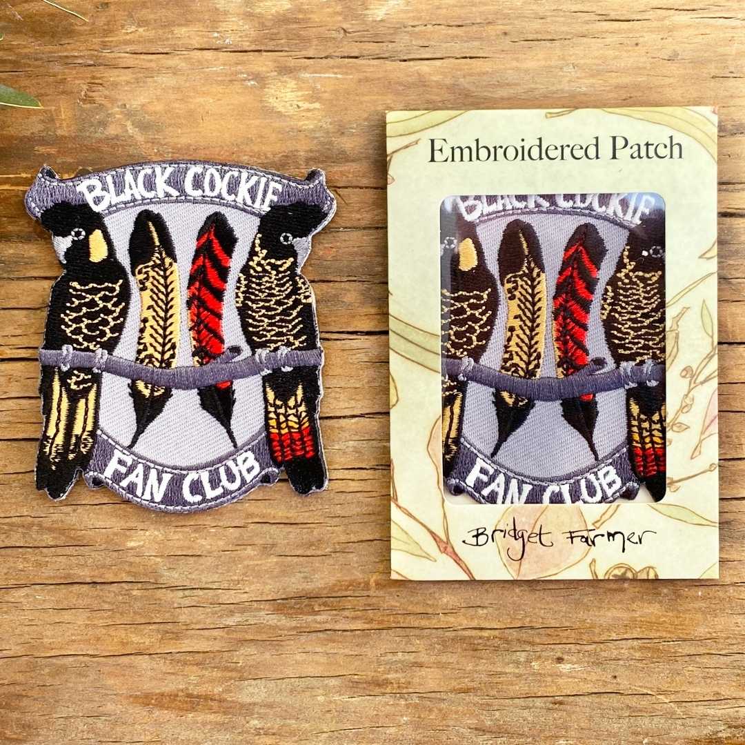 Black Cockie Fan Club Embroidered Patch