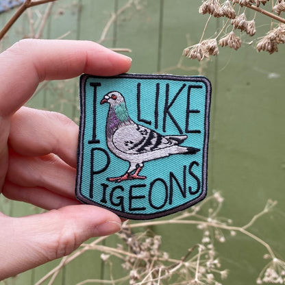 I Like Pigeons - Embroidered Patch