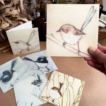 QUICK ORDER - 18 x Fairywren Collection Greeting Cards (3 x 6 designs)