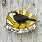 Senior Birder Enamel Pin