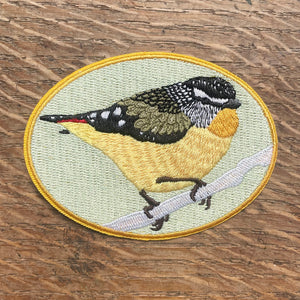 Spotted Pardalote- Embroidered Patch