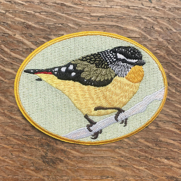 Spotted Pardalote- Embroidered Patch