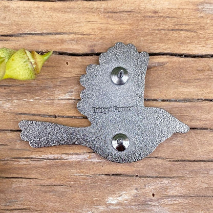 Superb Fairywren In Flight - Enamel Pin