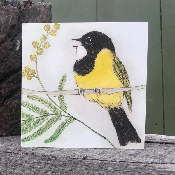 QUICKORDER SET -  18 x Bush Bird Greeting Cards CELLO SLEEVES (3 x 6 designs)