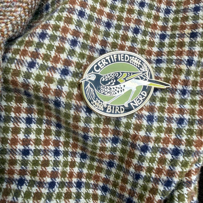 LIMITED EDITION Regent Honeyeater Certified Bird Nerd Enamel Pin