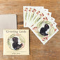 Christmas Card Set - Merry Magpie (6 cards)