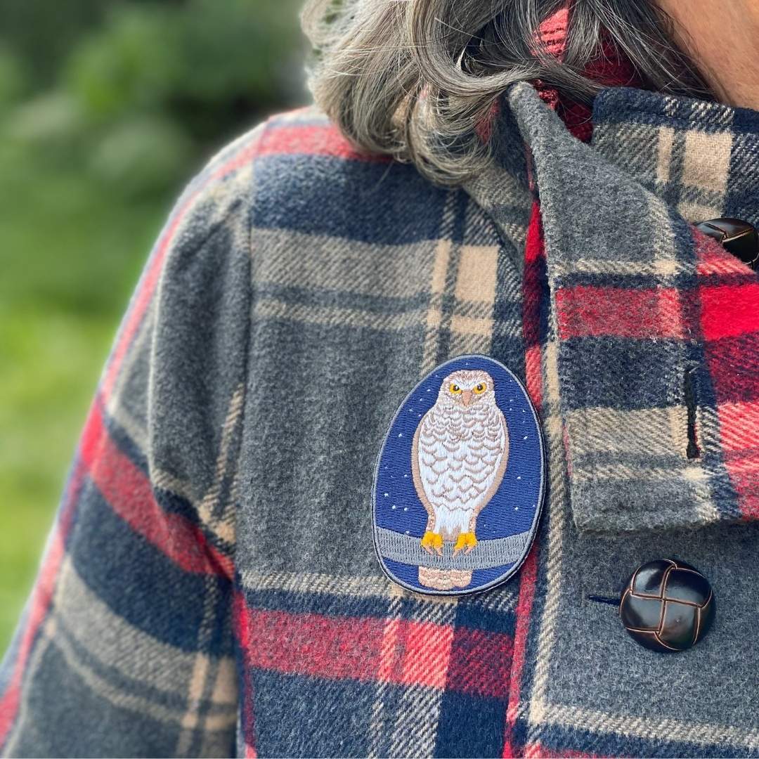 Powerful Owl Embroidered Patch