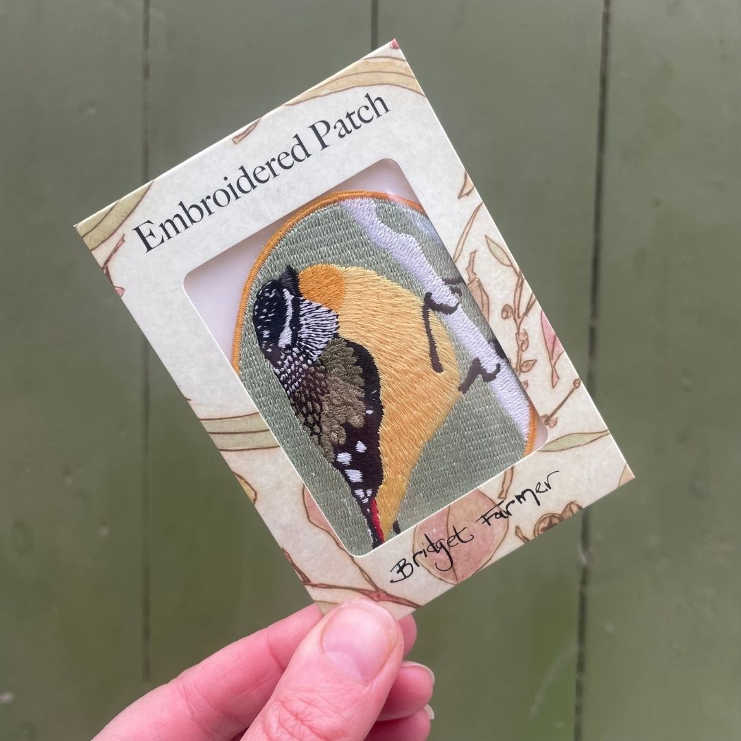 Spotted Pardalote- Embroidered Patch