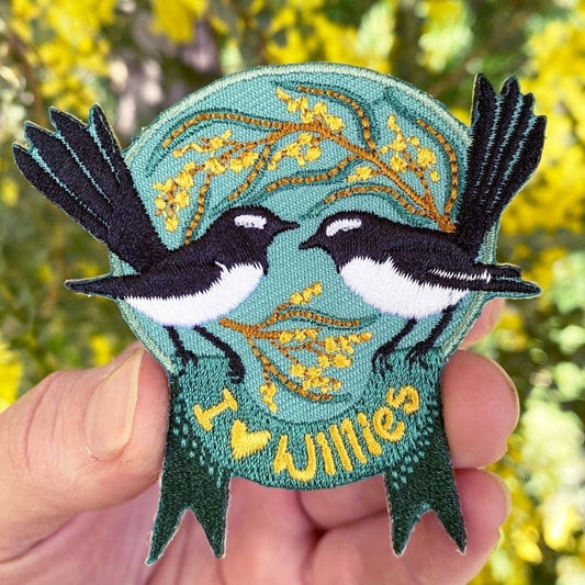 I Love Willies Embroidered Patch