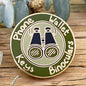 Phone, Wallet, Keys, Binoculars - Enamel Pin