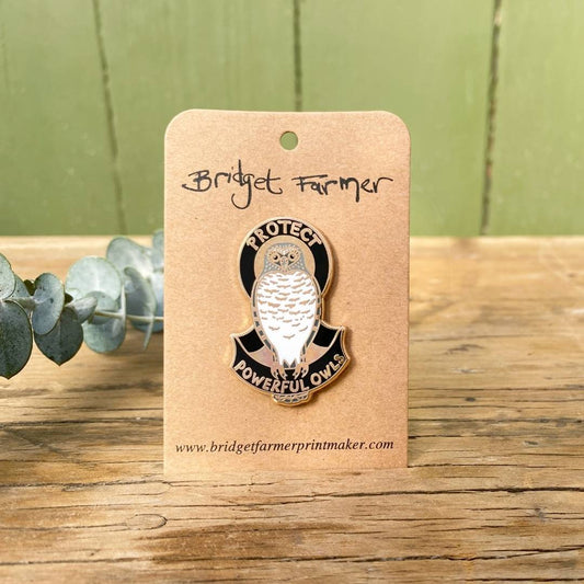 Protect Powerful Owls - Enamel Pin