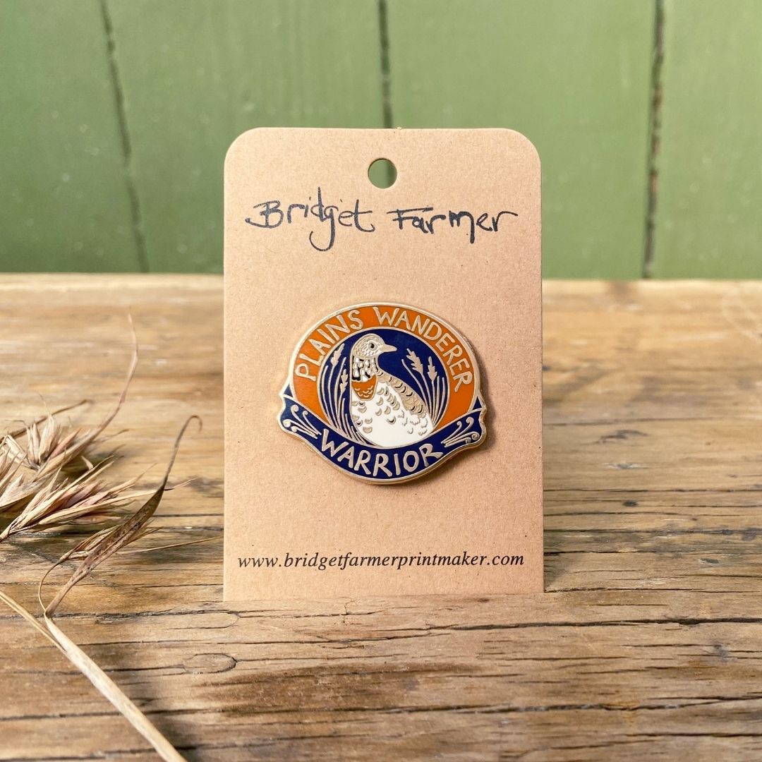 Plains Wanderer Warrior - Enamel Pin