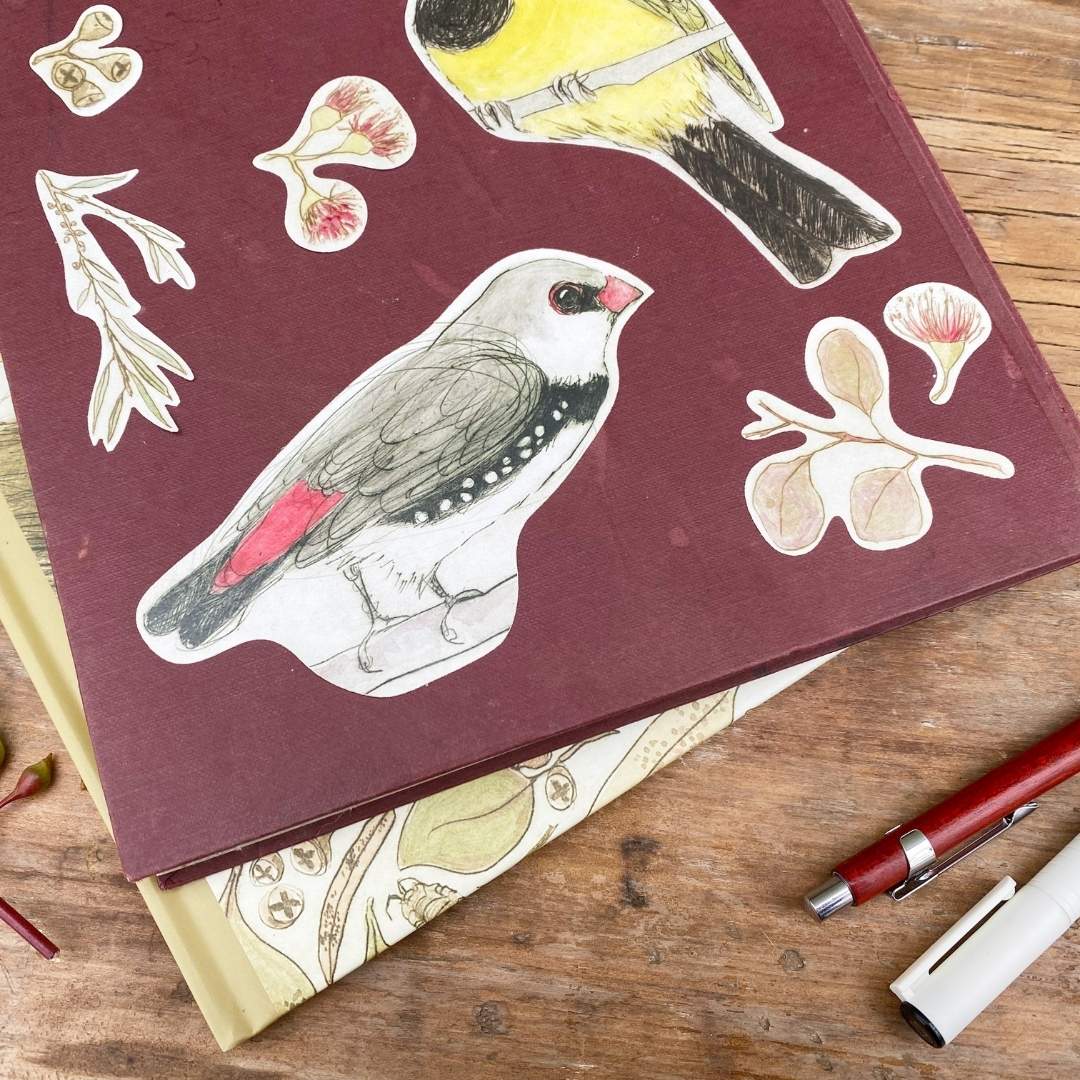 Australian Bush Sticker Sheet A5