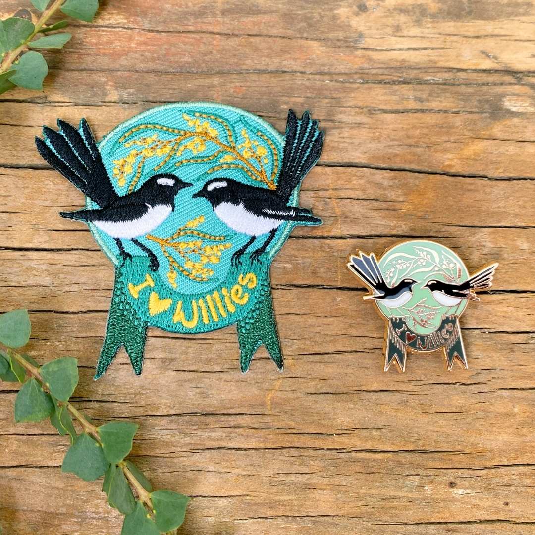 I Love Willies Embroidered Patch