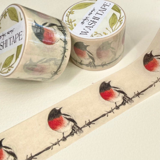 Scarlet Robin Washi (30mm)