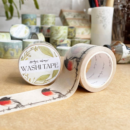 Scarlet Robin Washi (30mm)