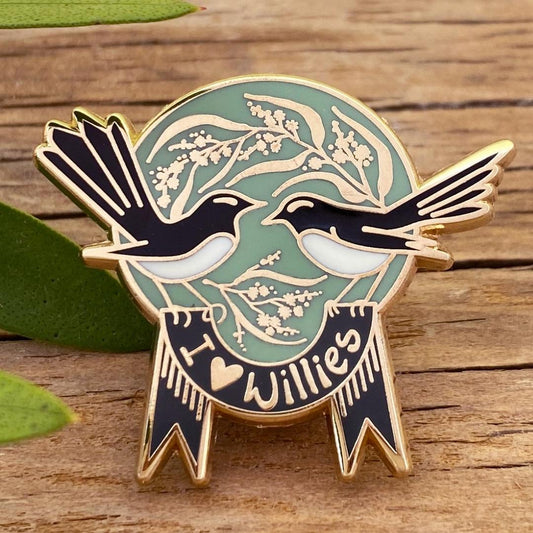 I Love Willies - Enamel Pin