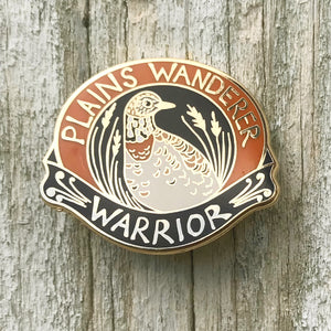 Plains Wanderer Warrior - Enamel Pin